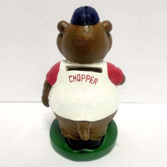 CHOPPER Gwinnett Braves Mascot Bobblehead Bank Atlanta Alexander Global Rare - Picture 7 of 8